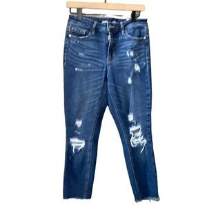 Old Navy High Rise Rockstar Super Skinny Secret Slim Pocket Barbara Crop Jeans